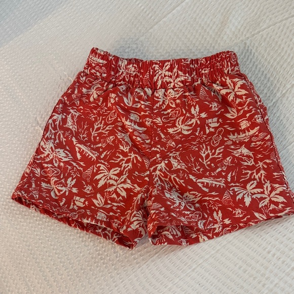 Columbia Other - Columbia Red Tropical Print toddler Swim Suit Shorts